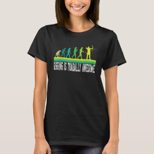 T-shirt La pêche à la fourche est totalement géniale Greno
