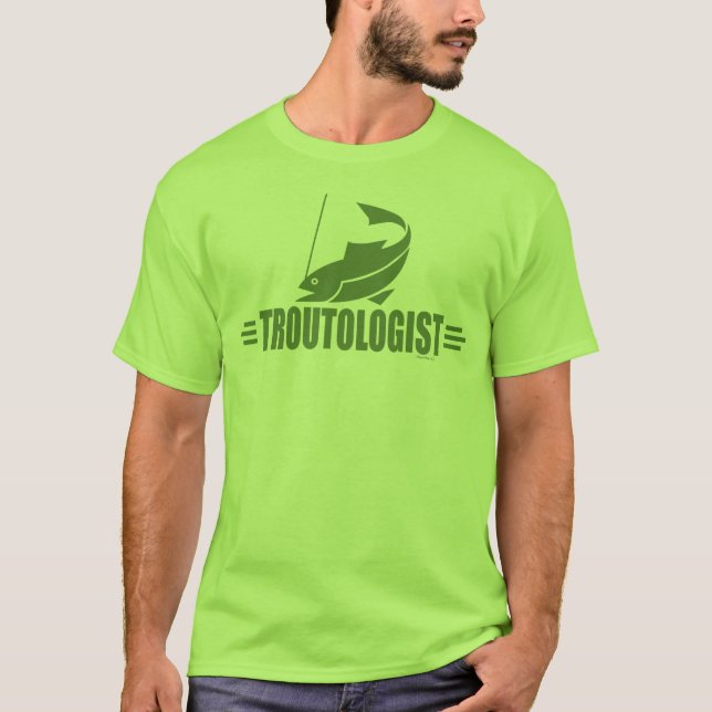 T-shirt La pêche à la truite (Devant)