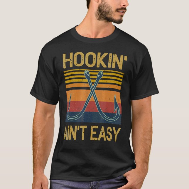 T-shirt La pêche à l'amour n'est pas facile (Devant)