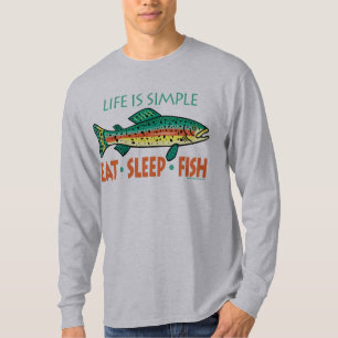 T-shirt La pêche amusante qui dit