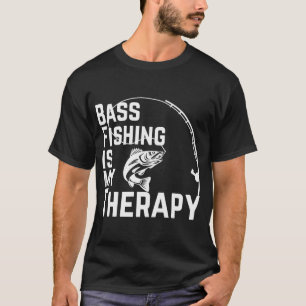 T-shirt La pêche au bar est ma thérapie