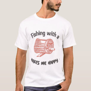 T-shirt La pêche avec moulinet à appât est préférable