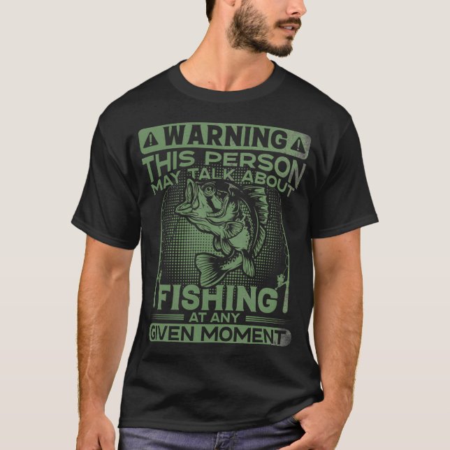 T-shirt La pêche est amusante (Devant)