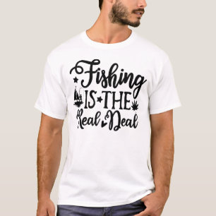 T-shirt La Pêche Est Le Véritable Accord