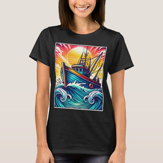 T-shirt La pêche est ma drogue de choix (Devant)