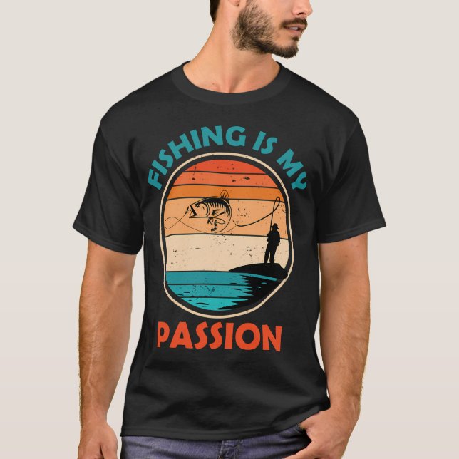 T-shirt La pêche est ma passion (Devant)