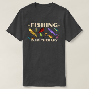 T-shirt La pêche est ma thérapie