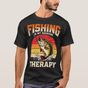 T-shirt La pêche est ma thérapie de week-end