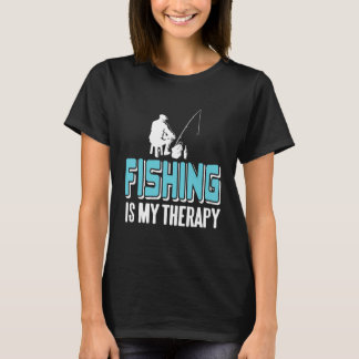 T-shirt La pêche est ma thérapie Incroyables conceptions d