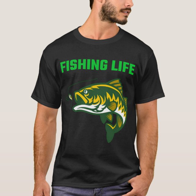 T-shirt La pêche est mon cardio (Devant)