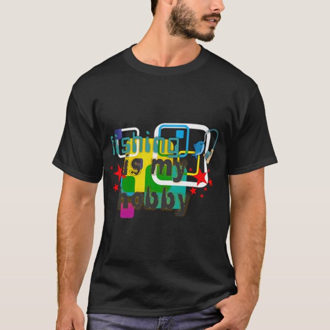 T-shirt La pêche est mon passe-temps (Devant)