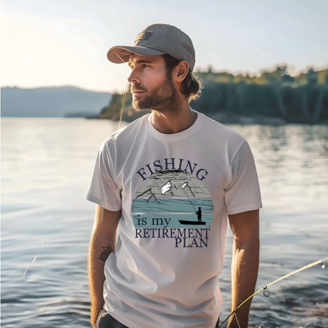 T-shirt La pêche est mon plan de retraite (Créateur téléchargé)