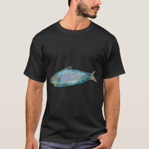 T-shirt La pêche est mon plan de retraite Blue Fish