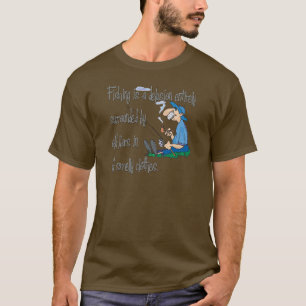 T-shirt La pêche est une illusion