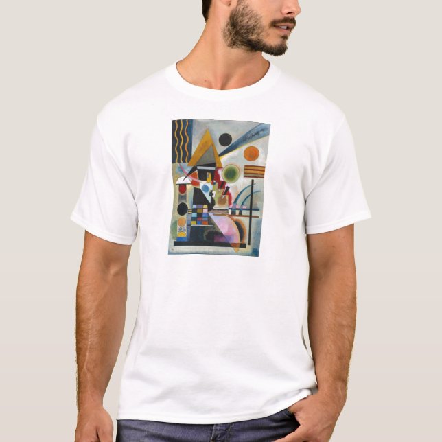 T-shirt La peinture Abstraite de Kandinsky (Devant)