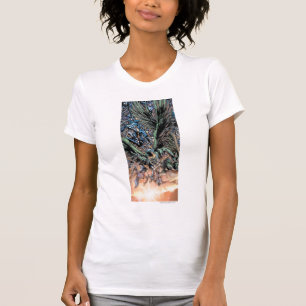 T-shirt La peinture de groupe de nuit la plus noire -