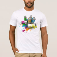 La peinture de jet du graffiti des hommes met en