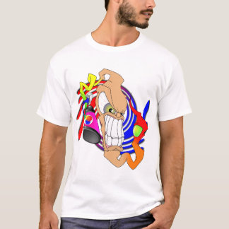 T-shirt la peinture de jet peut souteneur bling de bijoux