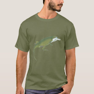 T-shirt La peinture de lézard vert, choisissent vos