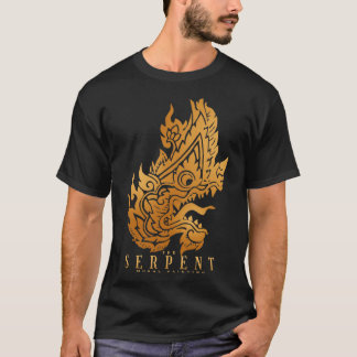 T-shirt La peinture murale du serpent