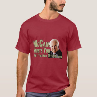 T-shirt La pelouse de John McCain