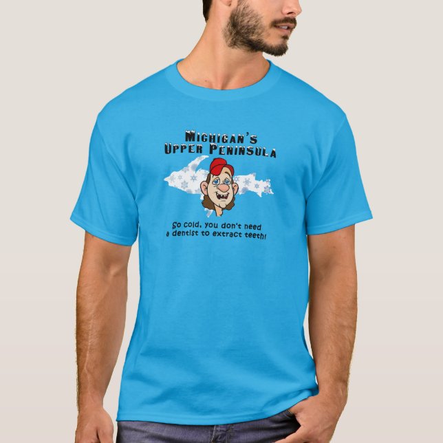 T-shirt La péninsule supérieure du Michigan (Devant)