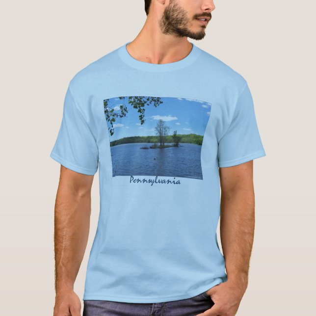 T-shirt La Pennsylvanie - île (Devant)
