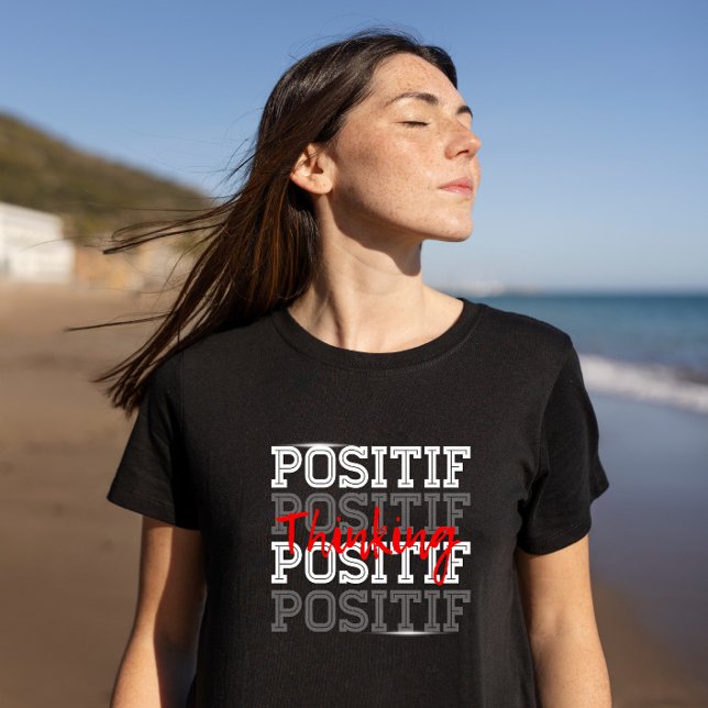 T-shirt La pensée positive (Créateur téléchargé)