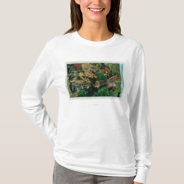 T-shirt La pente à Mt. LoweMt. Lowe, CA (Devant)