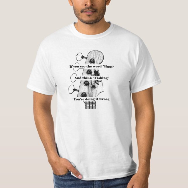 T-shirt La perche n'est pas un poisson (Devant)