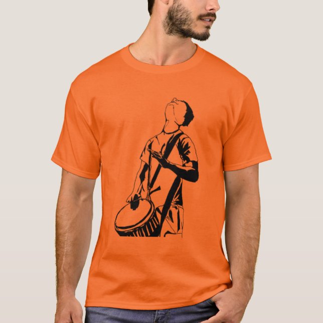 T-shirt La percussion du monde est ma chose (Devant)