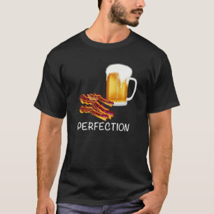 T-shirt La perfection est la bière et le bacon ! Tee - shi