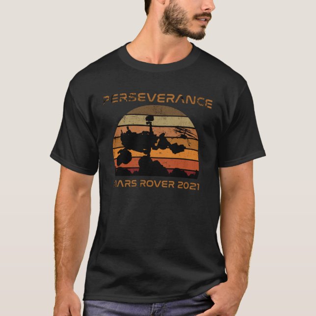 T-shirt La persévérance de Mars Rover (Devant)