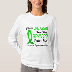 T-shirt La personne la plus courageuse je sais le lymphome