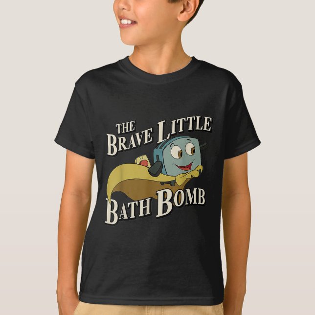 T-shirt La petite bombe de bain courageuse  (Devant)