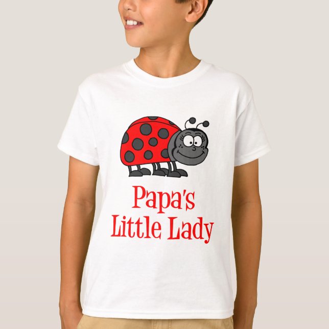 T-shirt La petite dame de Papa (Devant)