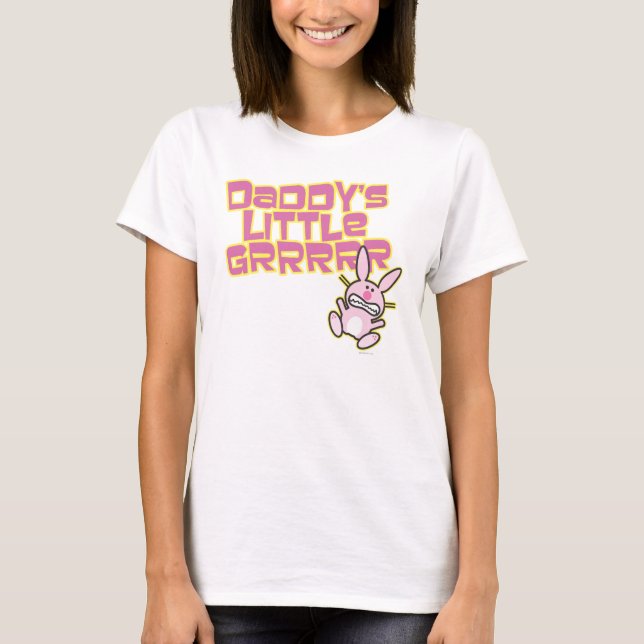 T-shirt La petite fille de papa (Devant)