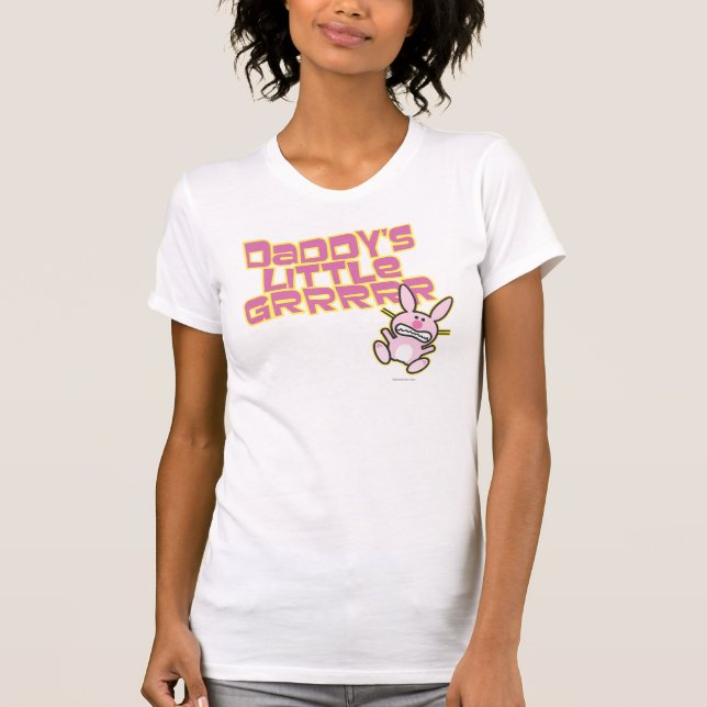 T-shirt La petite fille du papa (Devant)