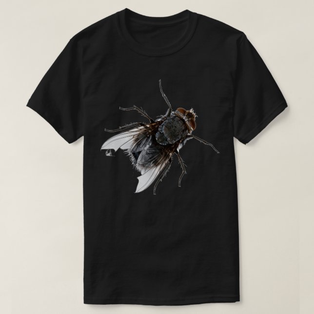 T-shirt La petite mouche ou la mouche de la maison Bugs ya (Design devant)