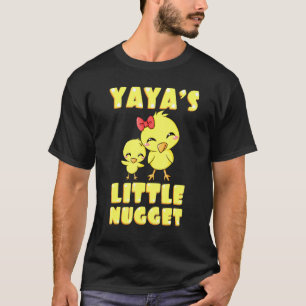 T-shirt La petite poule nugget de Yayas grand-mère pour la