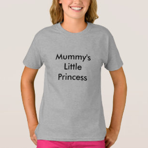 T-shirt La petite princesse de la maman, peu d'ange du