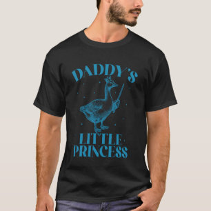 T-shirt La petite princesse de papa Baguette de couronne d