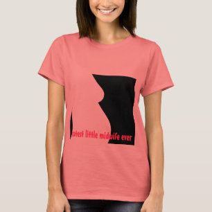 T-shirt la petite sage-femme la plus mignonne jamais