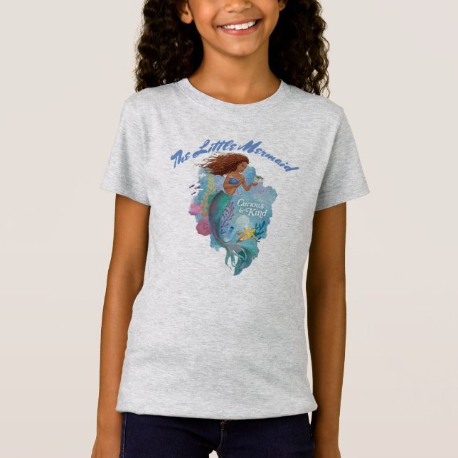 T-Shirt La Petite Sirène Ariel Curieux & Genre (Devant)
