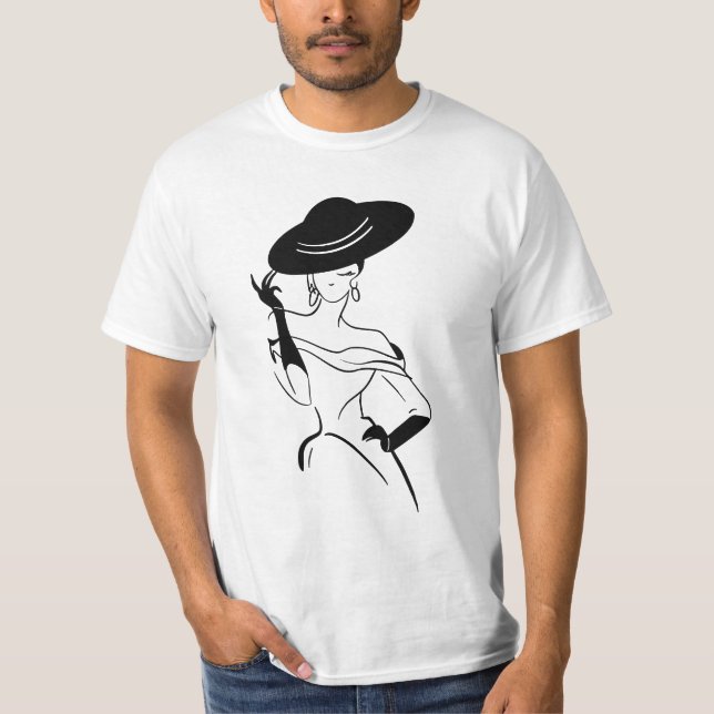 T-shirt La petite vogue mignonne (Devant)