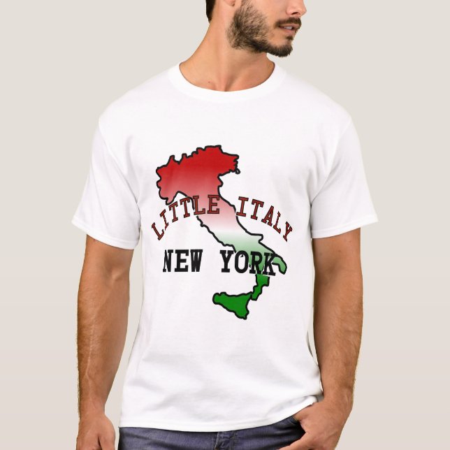 T-shirt La peu d'Italie New York (Devant)