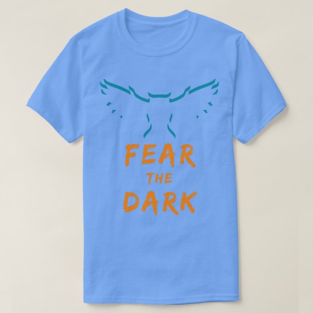 T-shirt La peur de l'obscurité (Design devant)