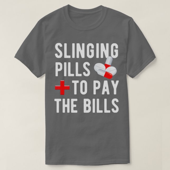 T-shirt La pharmacie amusante (Design devant)