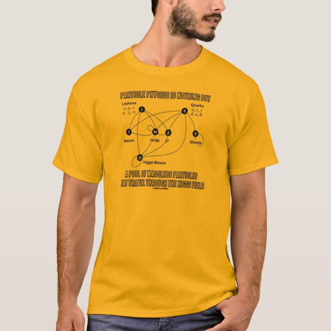 T-shirt La physique de particules n'est rien mais une (Devant)