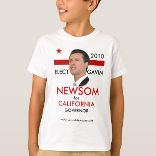 T-shirt La pièce en t 2010 de l'enfant de Gavin Newsom